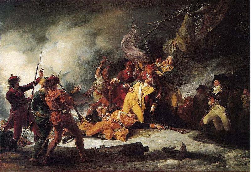 The Death of Montgomery in the Attack on Quebec, John Trumbull